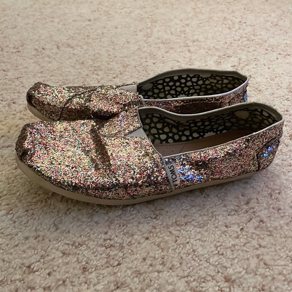 COPY - Sparkly Multi-Colored Glitter TOMS - Picture 6 of 9